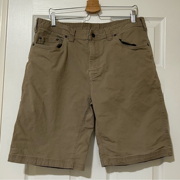 Prana Other - prAna Men's Khaki Stretch Shorts 36W x 11L – Utility Pocket Cotton Blend Comfort